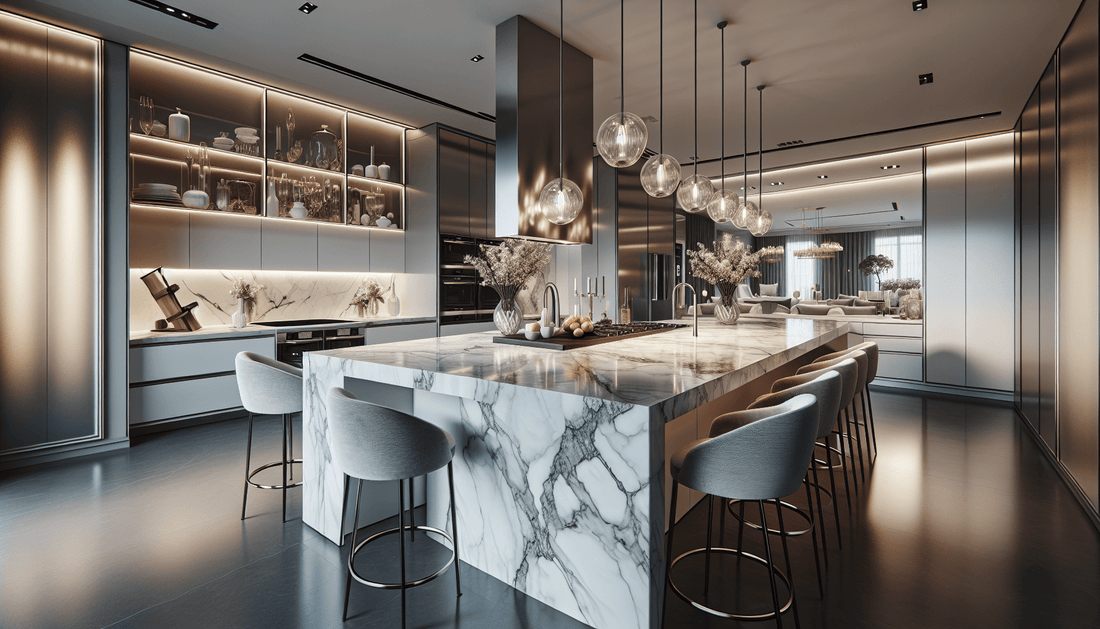 Elegance Redefined: Carrara Marble Looking Quartz for Luxurious Spaces - Zicana Boutique