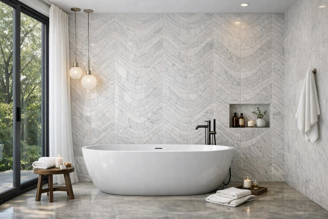 Elegance Redefined: Corda Blanca Marble Tile by Zicana - Zicana Boutique