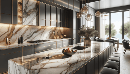 Elegance Redefined: Cristallo Quartzite Countertops and Slabs for Luxury - Z Boutique by Marble Couture