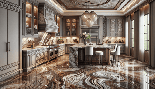 Elegance Redefined: Fantasy Brown Granite Countertops - Z Boutique by Marble Couture