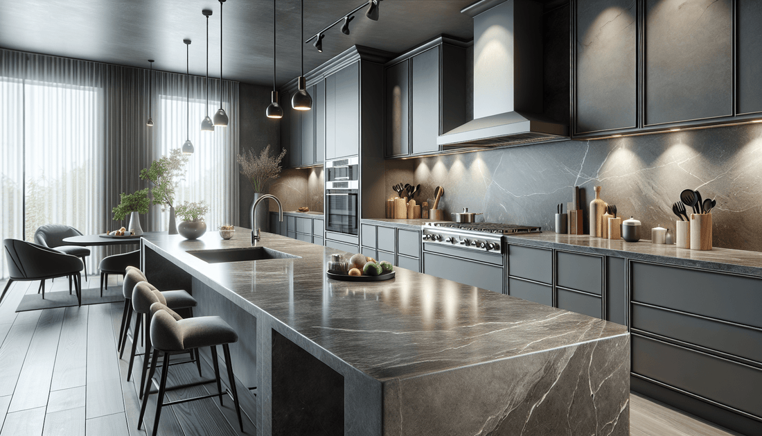 Elegance Redefined: Grey Soapstone Countertops for Home and Trade - Zicana Boutique