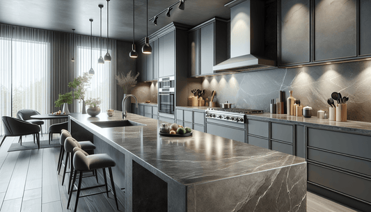 Elegance Redefined: Grey Soapstone Countertops for Home and Trade - Z Boutique by Marble Couture