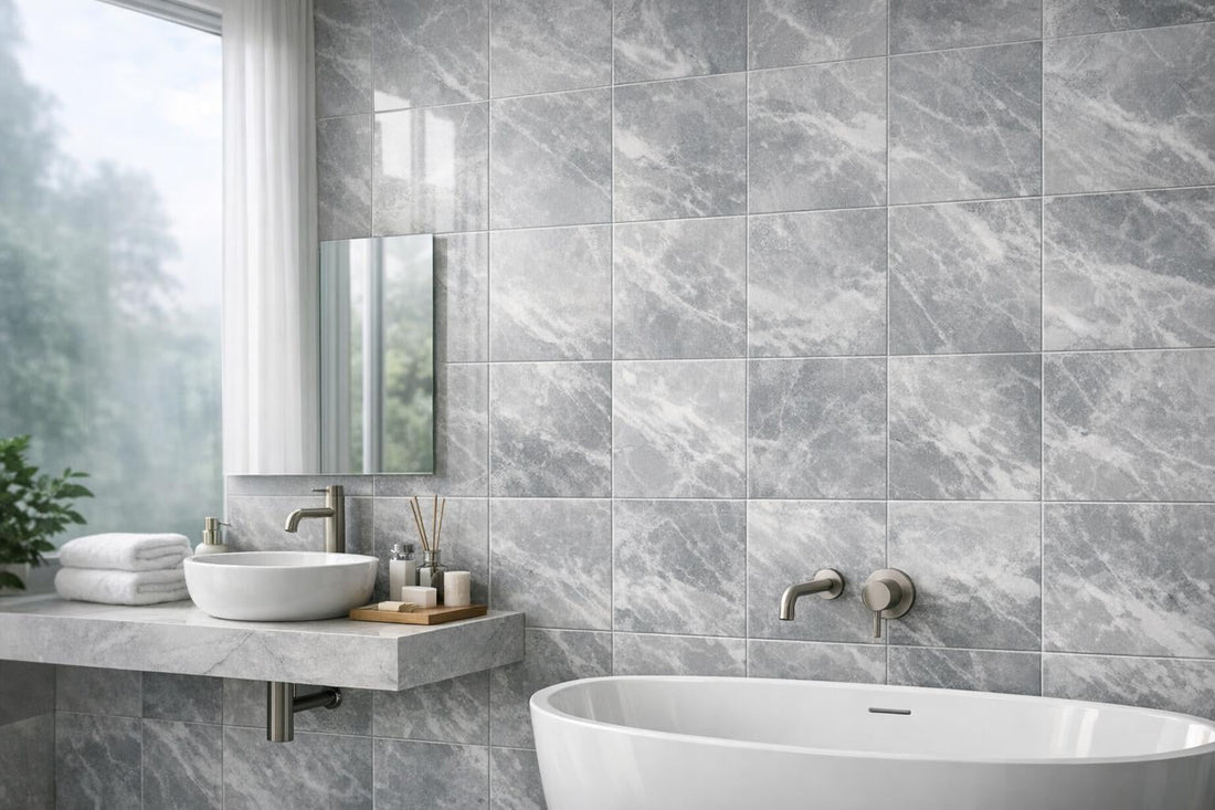 Elegance Redefined: Mountain Mist Smoke Marble Tile Insights - Zicana Boutique