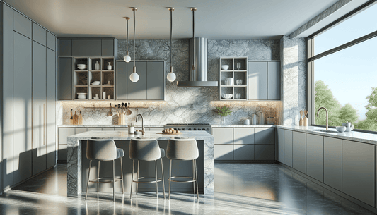 Elegance Redefined: Silver Grey Granite for Discerning Homeowners and Professionals - Z Boutique by Marble Couture