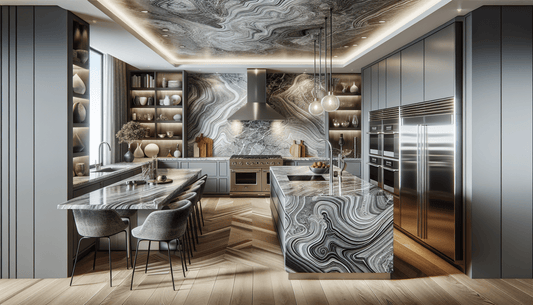 Elegance Redefined: Silver Waves Granite Countertops for Homes & Professionals - Z Boutique by Marble Couture