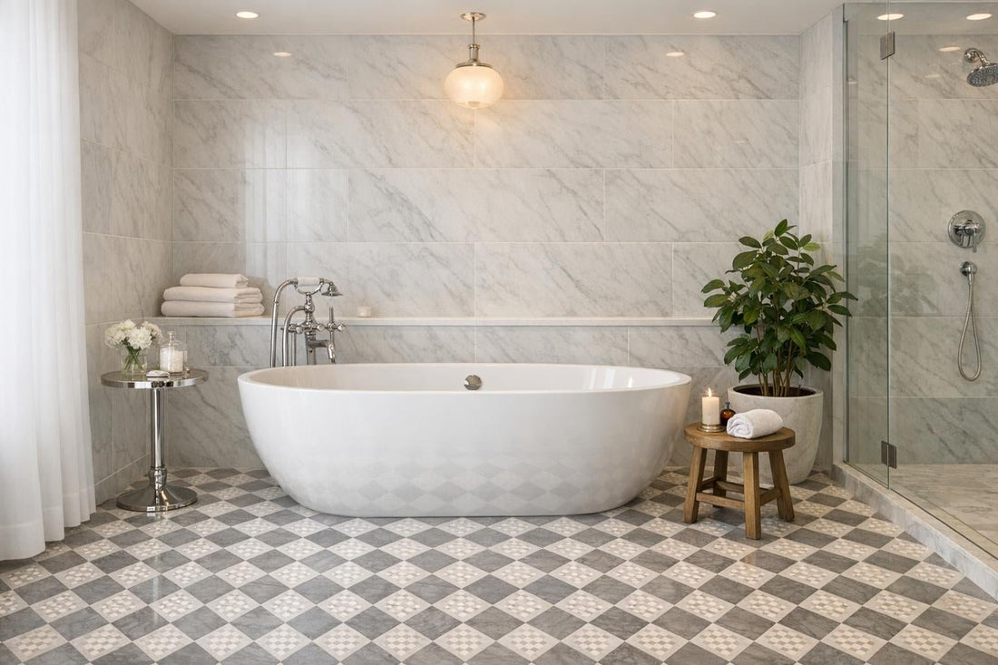 Elegance with Bella Dolomite & Asian White Tiles - Zicana - Zicana Boutique