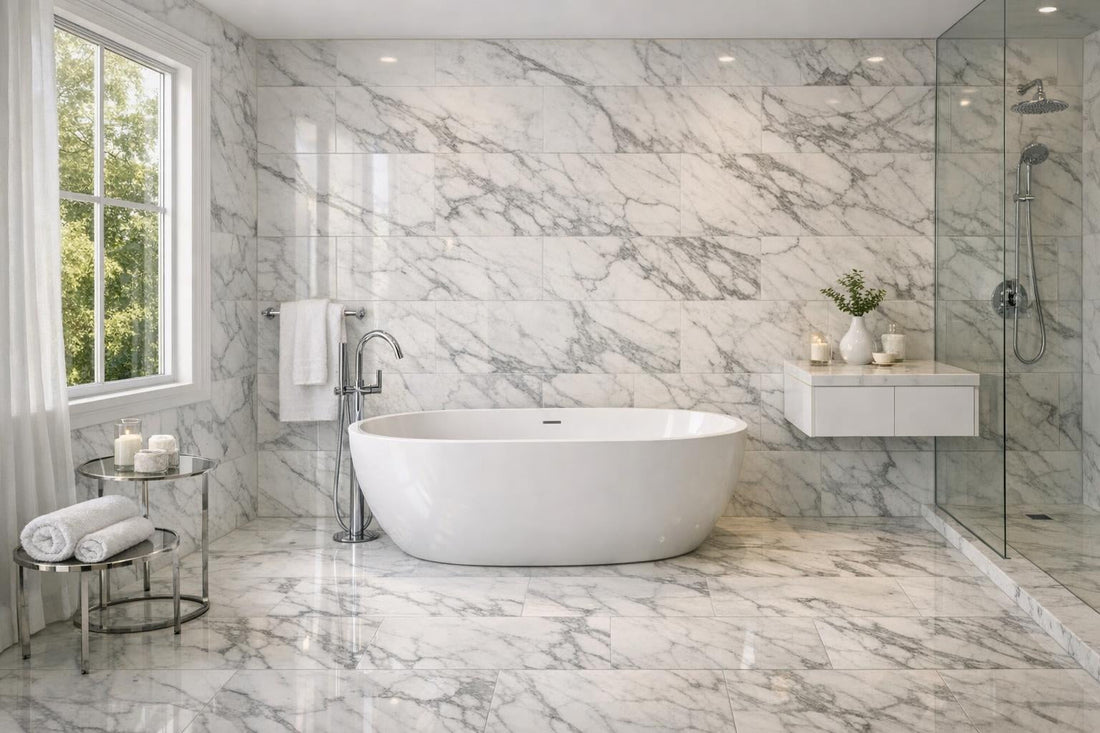 Elegance with Statuarieto Marble Field Tile - Zicana Boutique - Zicana Boutique