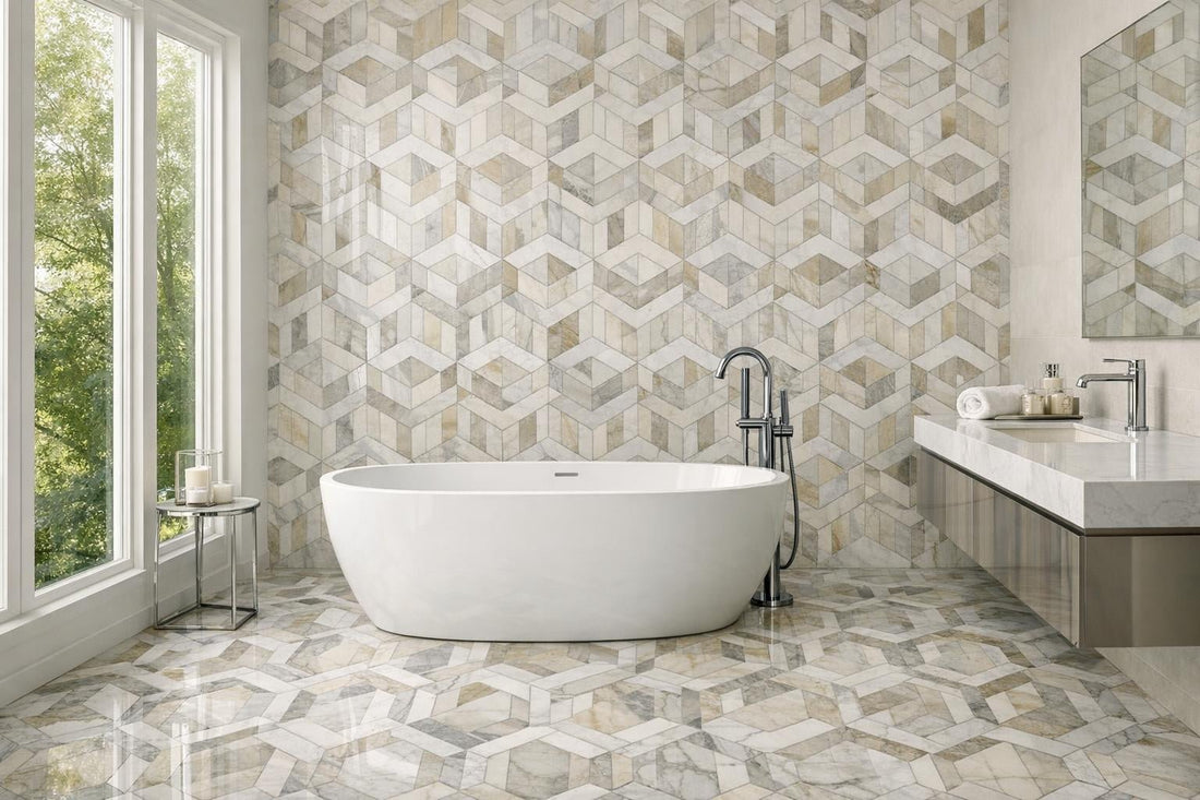 Elegant Allen Oniciatta Marble Tiles for Design Professionals - Zicana Boutique
