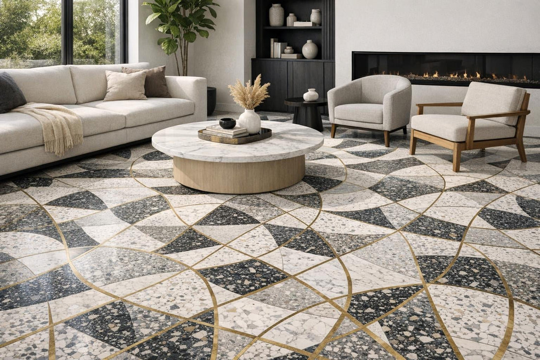 Elegant Allen River Terrazzo Tile Solutions: Zicana Boutique - Zicana Boutique