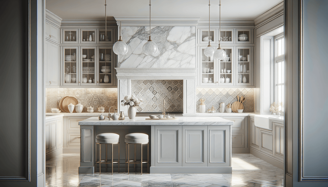 Elegant Backsplash Ideas for Stunning Marble Countertops - Zicana Boutique