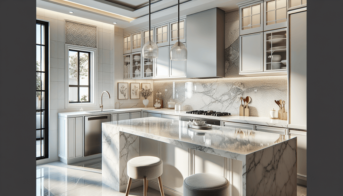 Elegant Backsplashes for White Quartz Countertops: Ultimate Design Guide - Zicana Boutique