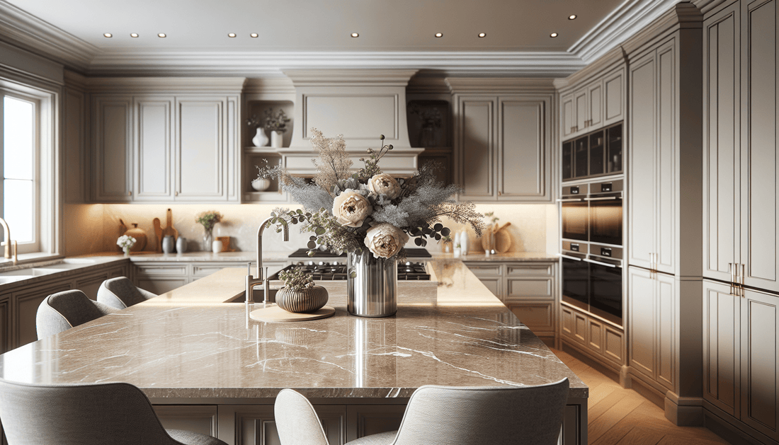 Elegant Beige Quartz Countertops: Ultimate Guide for Discerning Professionals - Zicana Boutique