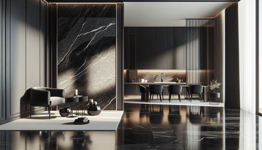 Elegant Black Granite Slabs for Discerning Homeowners and Professionals - Z Boutique by Marble Couture