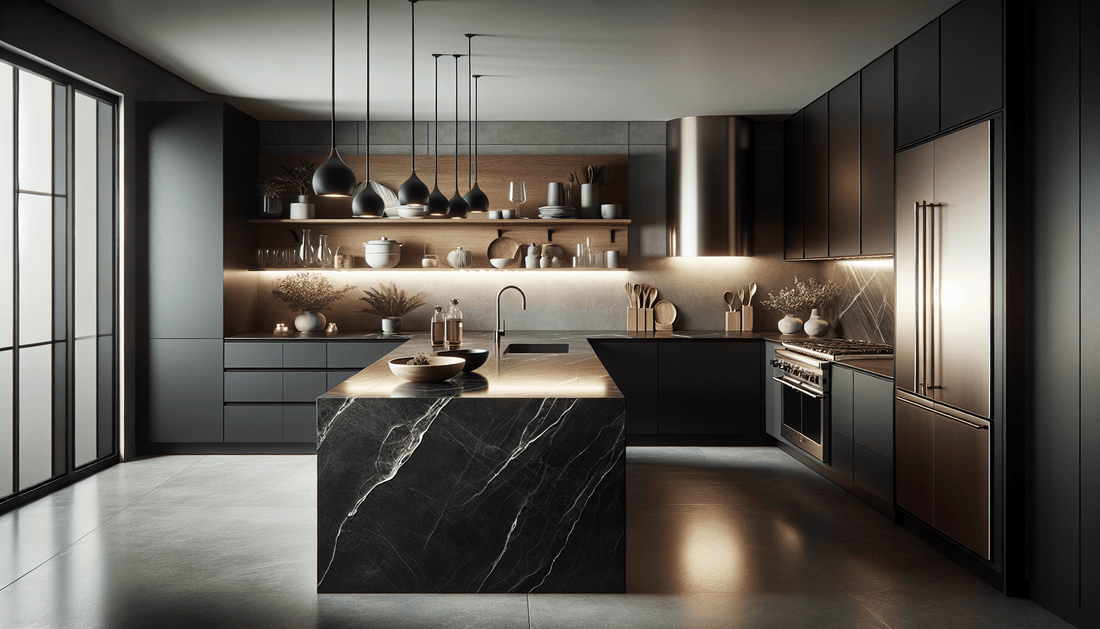 Elegant Black Natural Stone Countertops: Ultimate Guide for Professionals - Z Boutique by Marble Couture