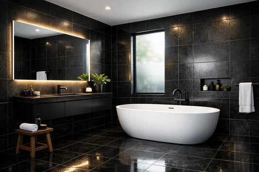 Elegant Black Tile Bathroom Tips for Designers and Builders - Zicana Boutique