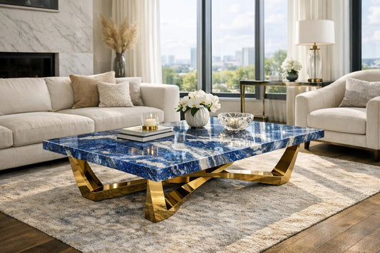 Elegant Blue Danube Coffee Table Solutions at Zicana Boutique - Zicana Boutique