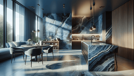 Elegant Blue Granite Slabs: Transform Your Space with Zicana - Z Boutique by Marble Couture