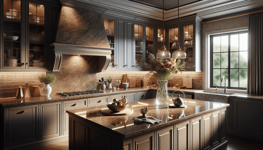 Elegant Brown Granite Countertops for Stylish Kitchens - Z Boutique by Marble Couture