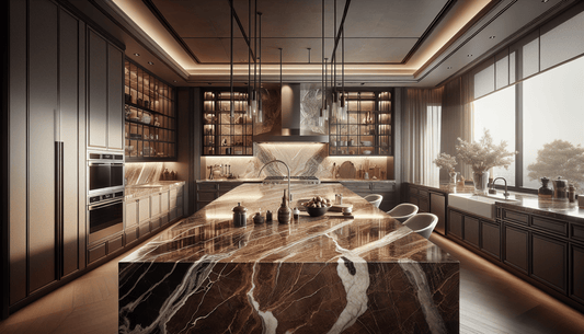 Elegant Brown Marble Kitchen Countertops: Ultimate Guide for Professionals - Z Boutique by Marble Couture