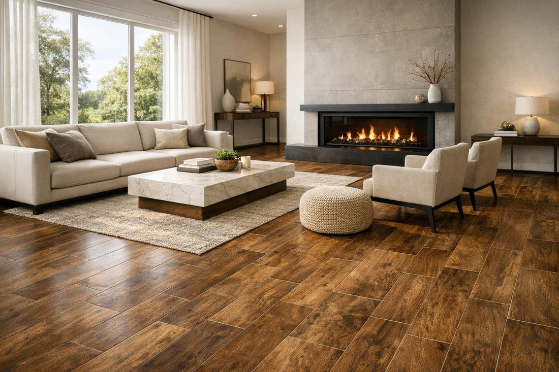 Elegant Ceramic Tile Floors: Wood Look for Discerning Homes - Zicana Boutique