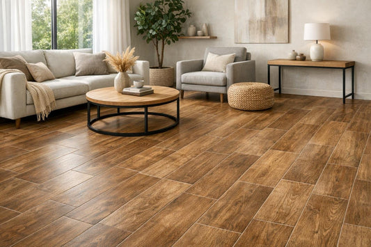 Elegant Ceramic Tiles: Achieve Wood Look with Style & Durability - Zicana Boutique