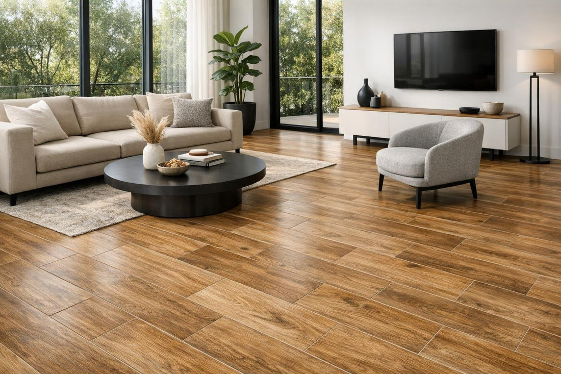 Elegant Ceramic Tiles: Wood Aesthetic for Modern Homes - Zicana Boutique