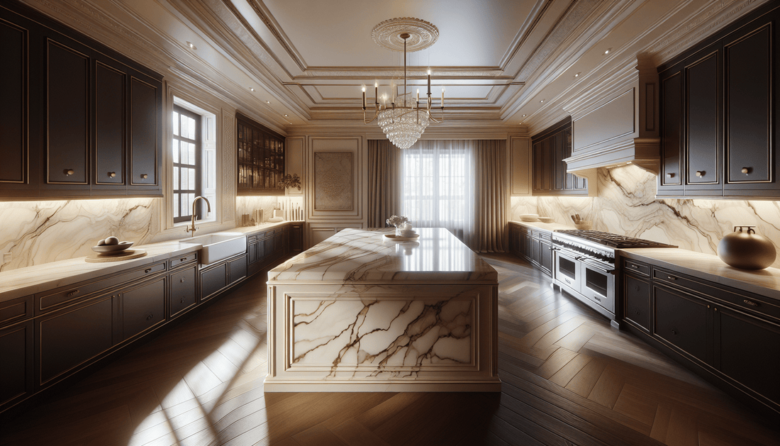 Elegant Cream Colored Marble Countertops: Timeless Appeal for Luxe Homes - Zicana Boutique