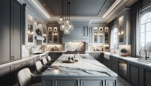 Elegant Cultured Marble Countertops for Luxurious Kitchen Designs - Z Boutique by Marble Couture