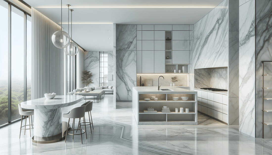 Elegant Design Solutions with Marble Carrara Slabs for Every Project - Z Boutique by Marble Couture