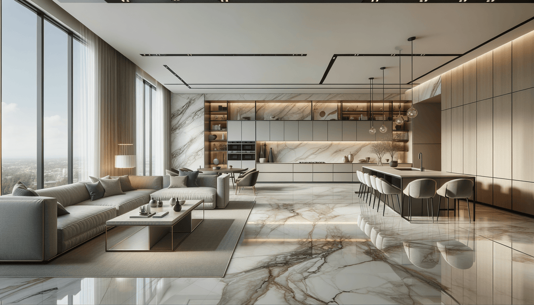 Elegant Design Solutions with Premium Glazed Porcelain Slabs - Zicana Boutique