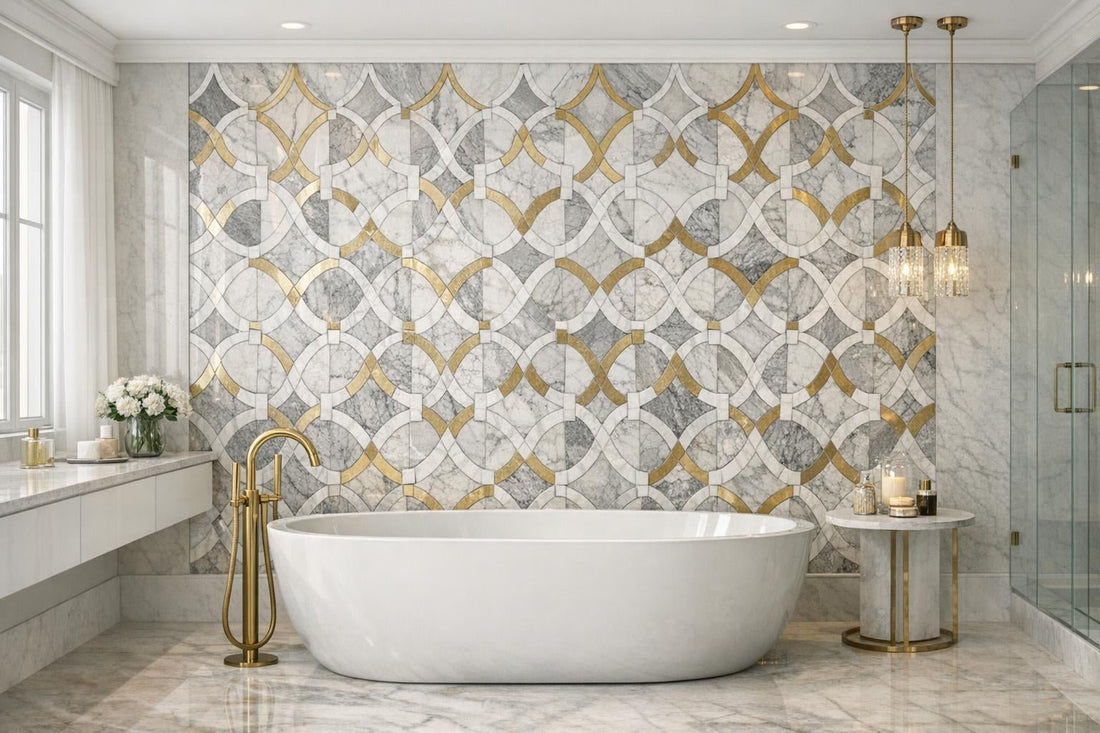 Elegant Design with Essenza Miriam Geometric Marble at Zicana - Zicana Boutique