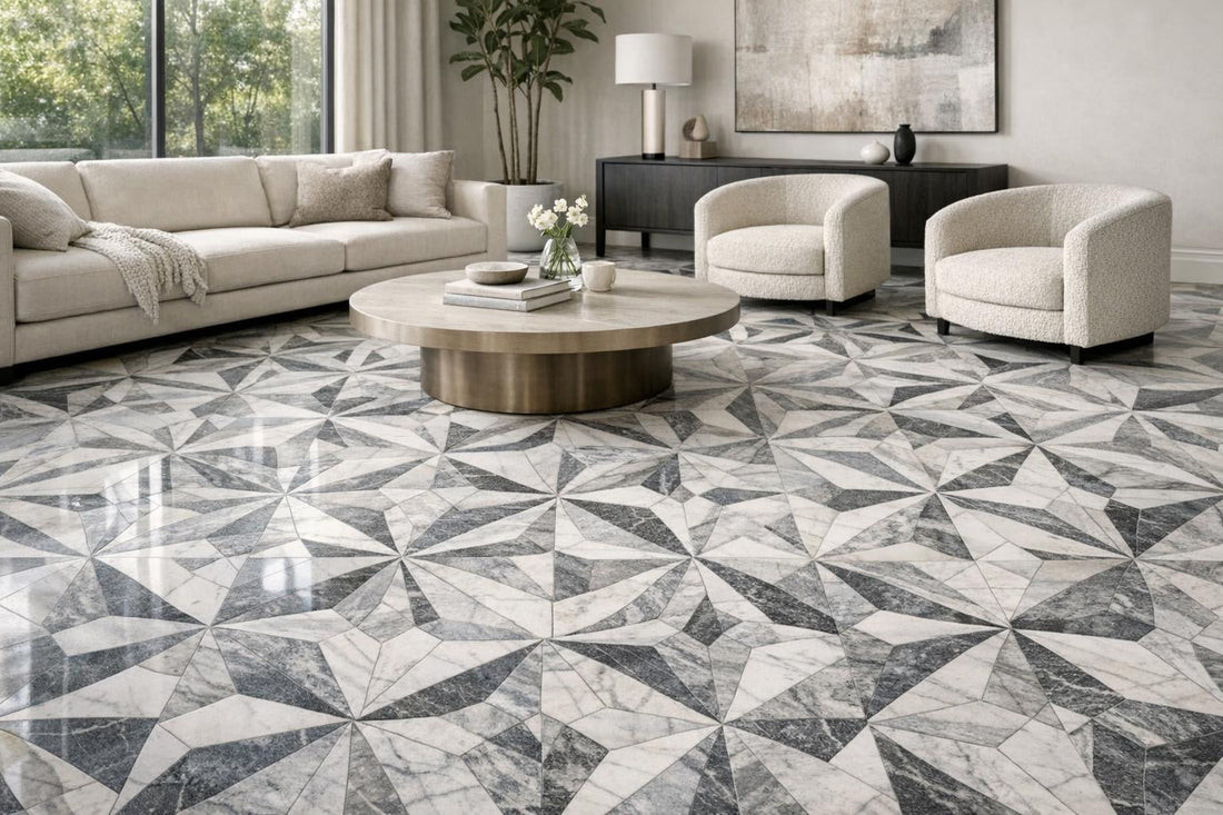 Elegant Designs with Umbraline Tundra Marble Tile by Zicana - Zicana Boutique