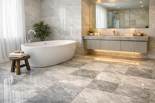 Elegant Floor Tiles for Bathroom Design and Renovation - Zicana Boutique