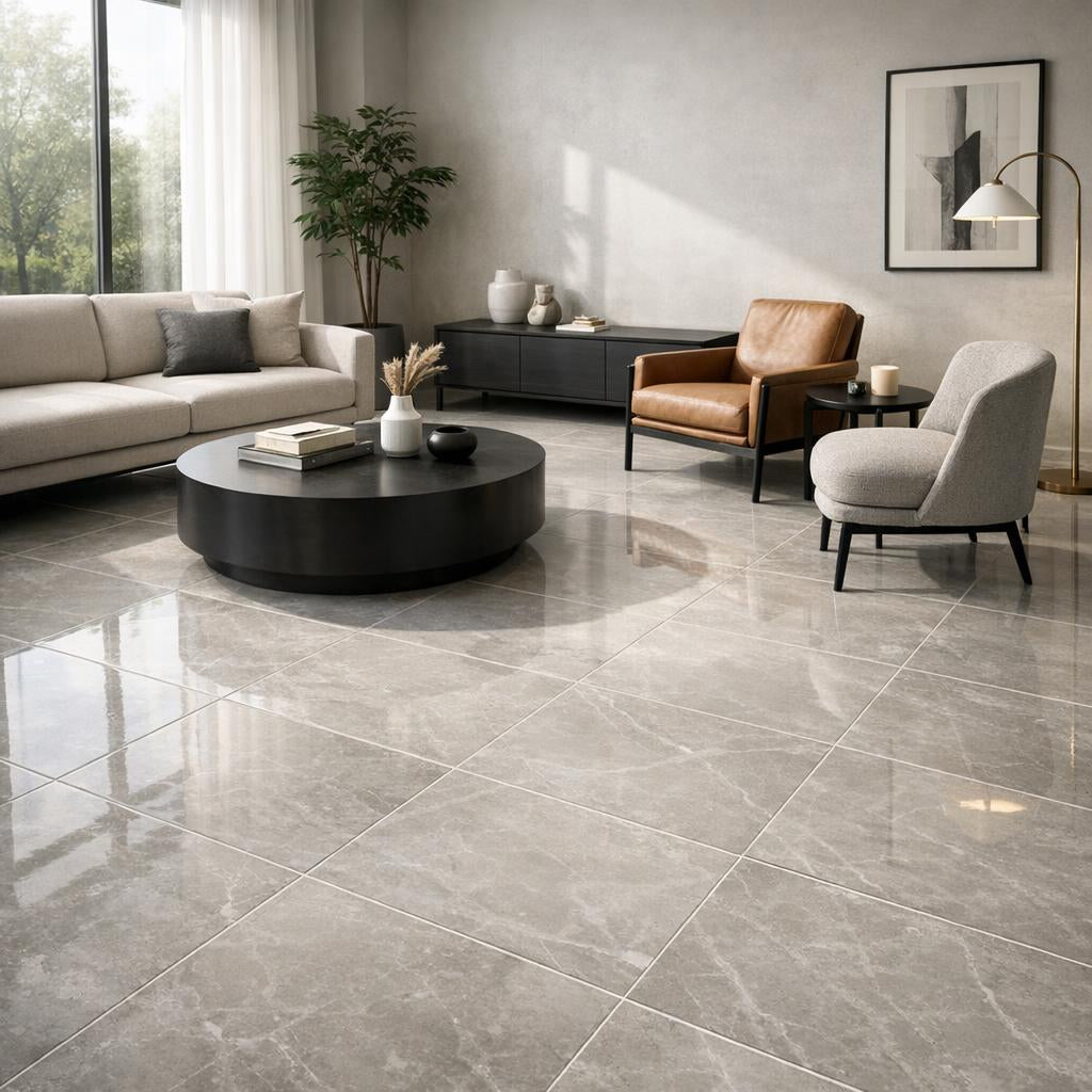 Elegant Floor Tiles in Lounge: Transform Your Space Today - Zicana Boutique