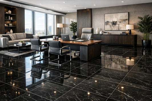 Elegant Flooring Solutions: Luxurious Black Tile for Professionals - Zicana Boutique