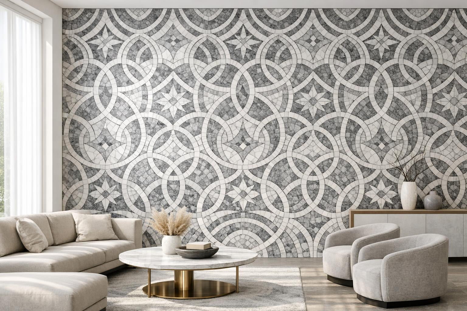 Elegant Geometric Marble Mosaics: Transia Janice by Zicana – Zicana ...