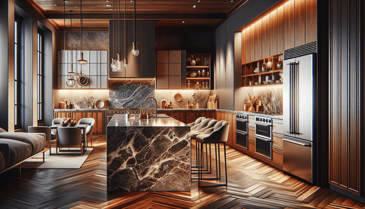 Elegant Granite and Wood Countertops for Luxurious Home Design - Z Boutique by Marble Couture