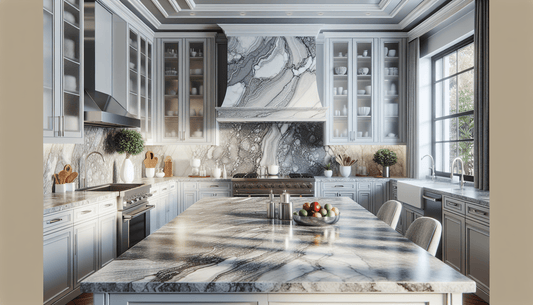 Elegant Gray and White Granite Countertops for Discerning Homeowners - Z Boutique by Marble Couture