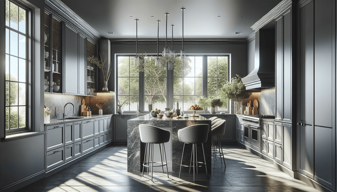 Elegant Gray Granite Kitchen Countertops: Ultimate Guide for Designers & Homeowners - Z Boutique by Marble Couture