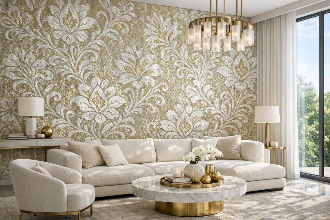 Elegant Interiors with Bisazza Elisabetta Glass Mosaic - Zicana Boutique