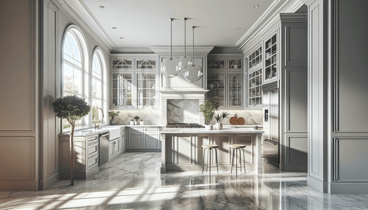 Elegant Kashmir White Granite Countertops for Timeless Home Interiors - Z Boutique by Marble Couture