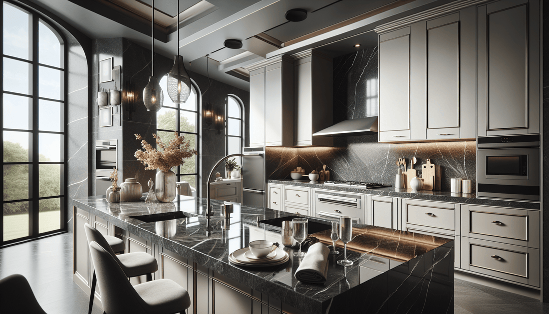 Elegant Kitchen Black Granite Countertops: Zicana Boutique's Ultimate Buying Guide - Z Boutique by Marble Couture