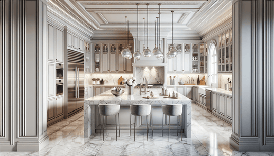 Elegant Kitchens: Best White Granite Countertop Designs - Z Boutique by Marble Couture