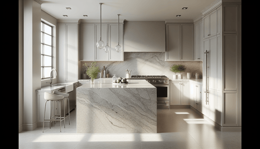 Elegant Light Gray Granite Countertops: A Timeless Choice for Professionals - Z Boutique by Marble Couture