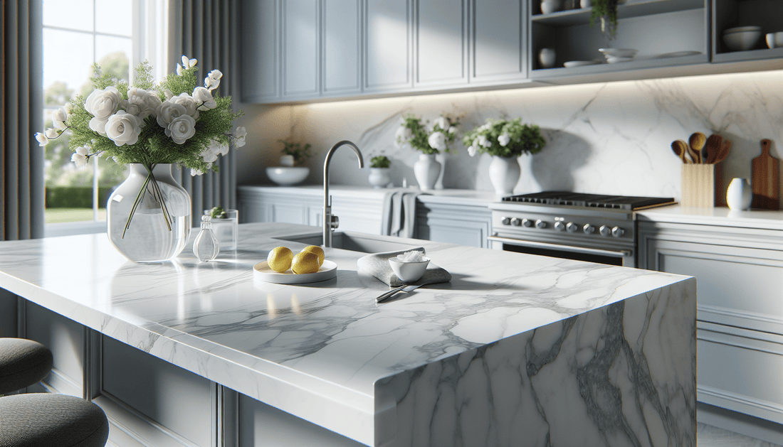 Elegant Quartz Countertops: The Ultimate Carrara Marble Alternative for Homes and Projects - Z Boutique by Marble Couture