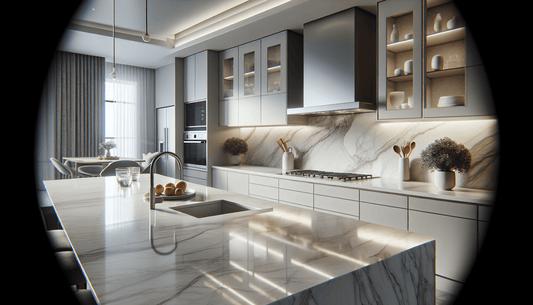 Elegant Quartzite Super White Countertops for Discerning Homeowners and Professionals - Z Boutique by Marble Couture