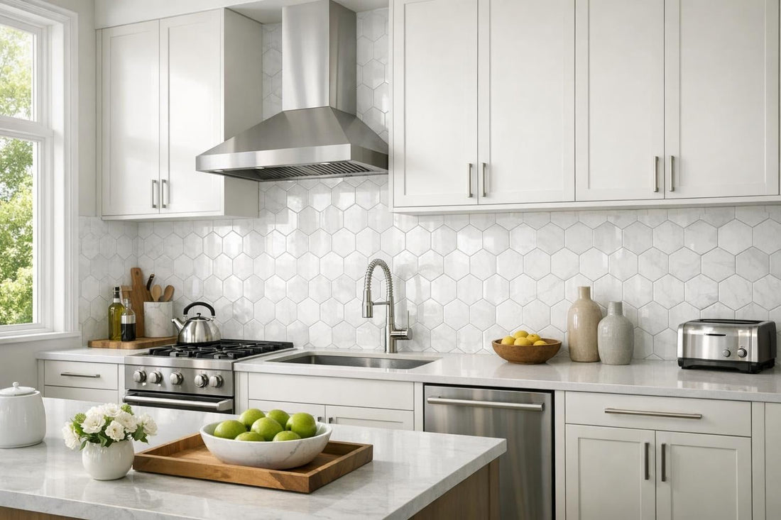 Elegant Thassos Hexagon Marble: Zicana's Ultimate Design Choice - Zicana Boutique