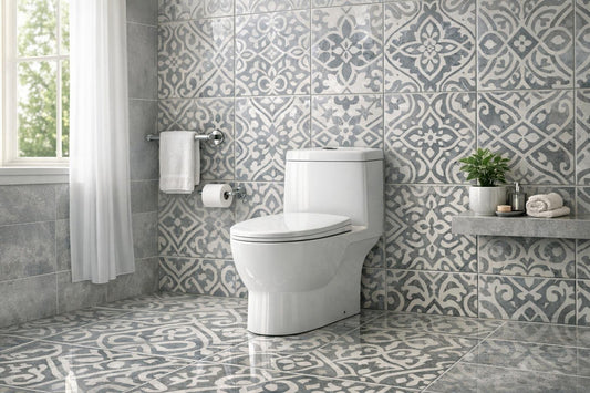 Elegant Toilet Tile Design Ideas for Stylish Homes - Zicana Boutique