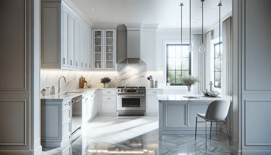 Elegant White Granite: Enhance Kitchen Countertops with Timeless Beauty - Z Boutique by Marble Couture