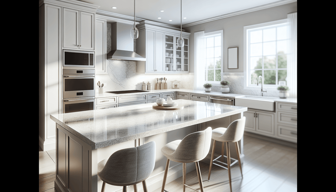 Elegant White Granite Kitchen Countertops: A Timeless Choice - Z Boutique by Marble Couture